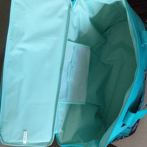 Trader Joe's large Teal insulated tote - Picture 2 of 4